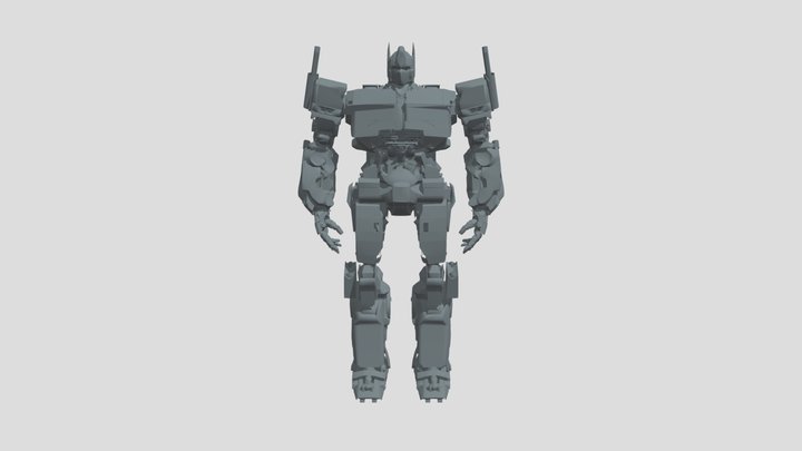 Optimus Prime Robot Mode 3D Model