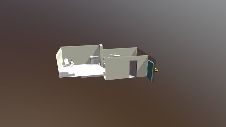 Lutje Bureau 3D Model