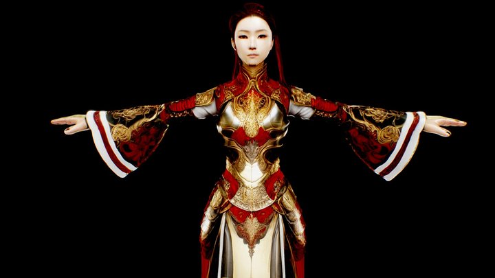 Shaman Metin2 ai – Modello 3D gratuito STL