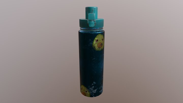 TP4 Pratique 3D Bouteille 3D Model