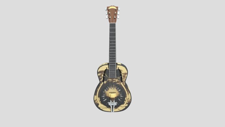 Steel Blues Resonator 3D Model