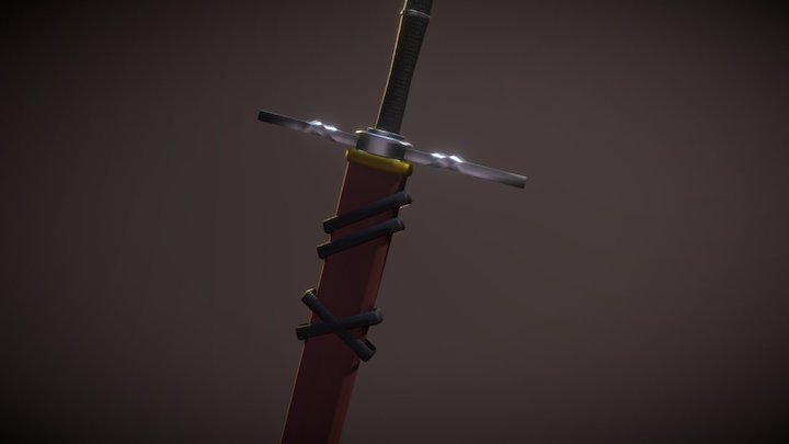 Witcher's Steel Sword 3D Model