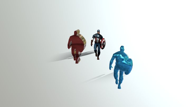 3D Avenger 3D Model