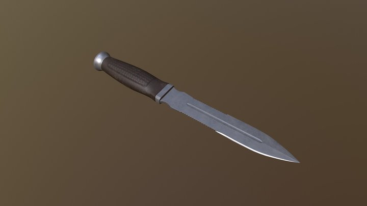 Russian Survival Knife SHAITAN 3D Model