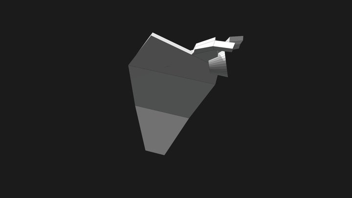 Simplified Scapula 3D Model