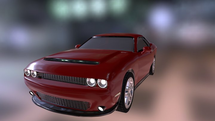 2015 Dodge Challenger 3D Model