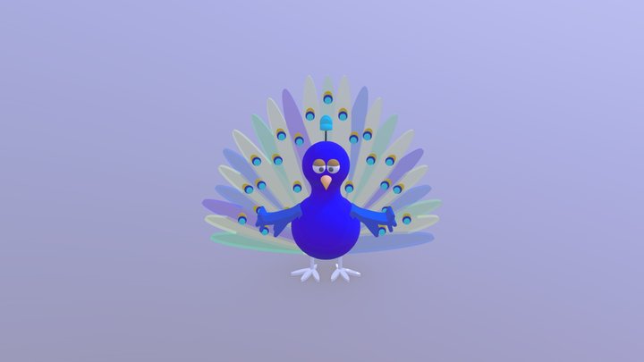 Peacock test 3D Model