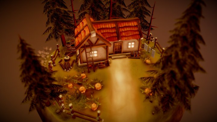 The Cabin In The Woods 3D Model