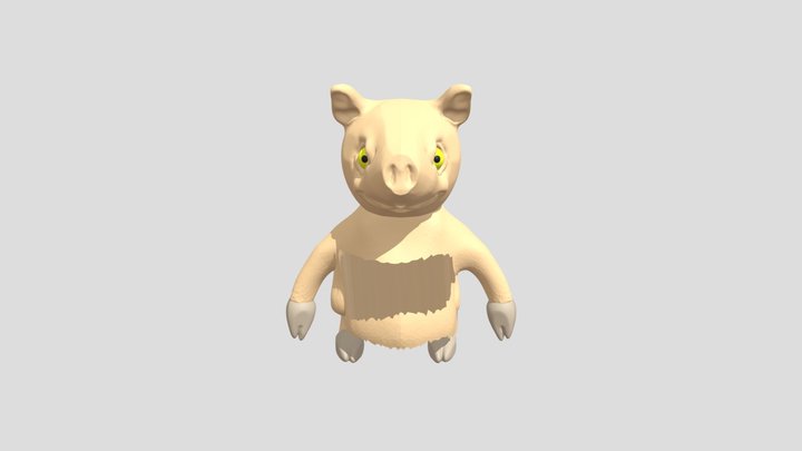 Pig.dae 3D Model