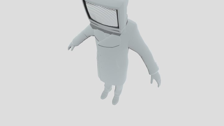 Tv man 3D Model