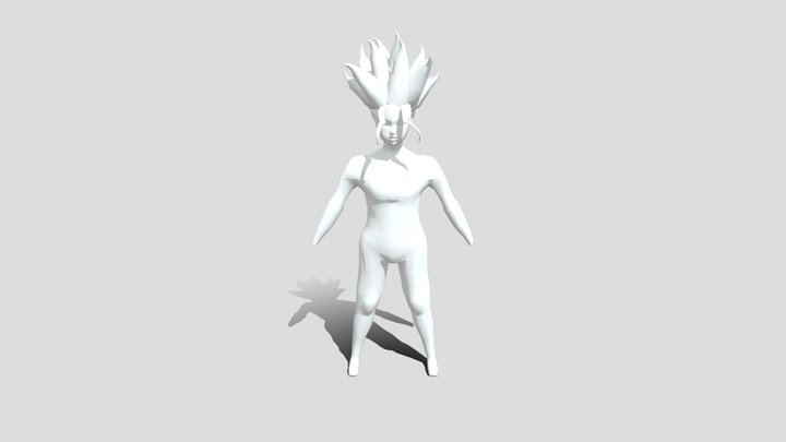 Progress 1 Senku 3D Model