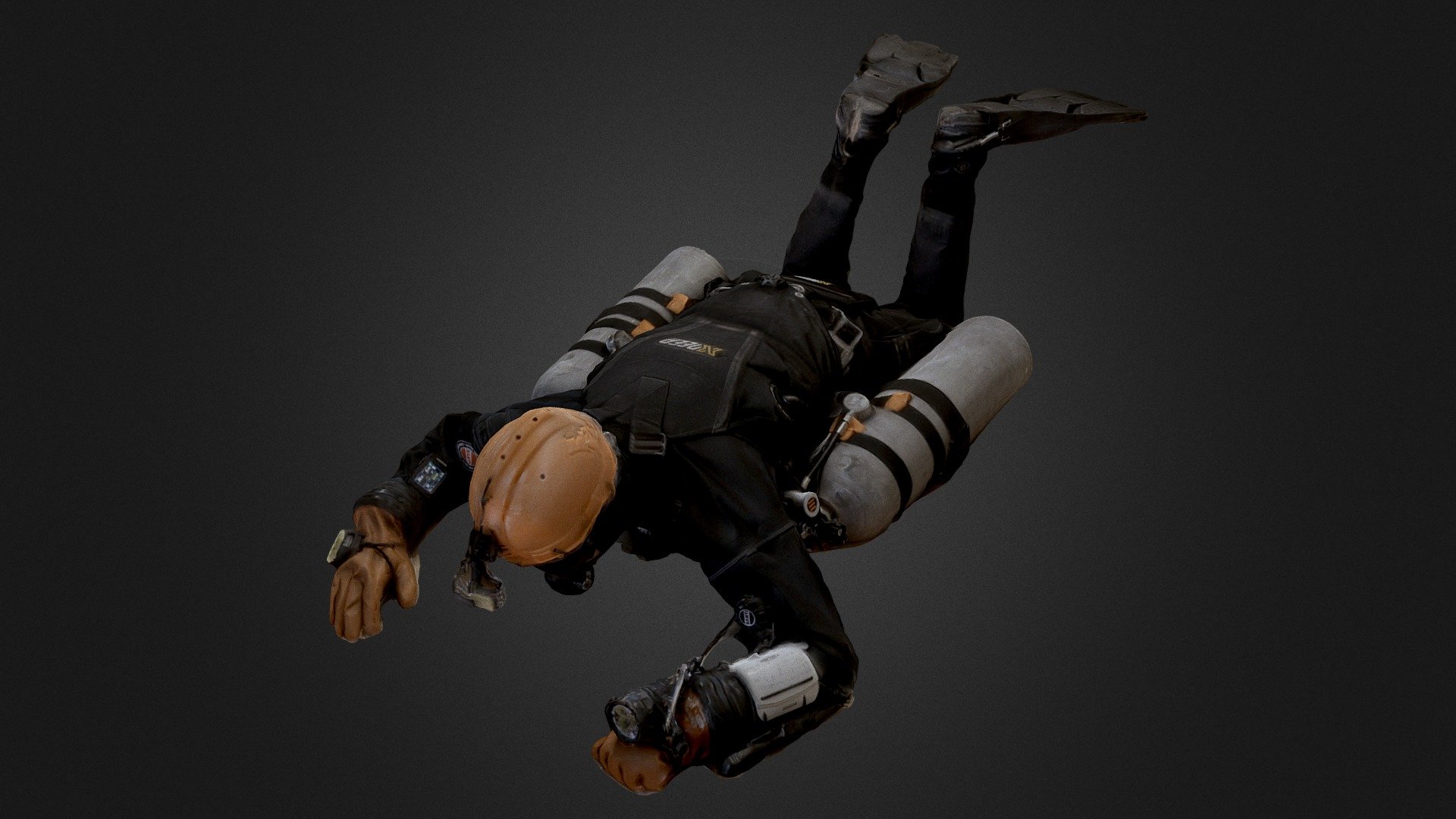 Sidemount Diver - Marcin Cela — Sketchfab embed 3D viewer