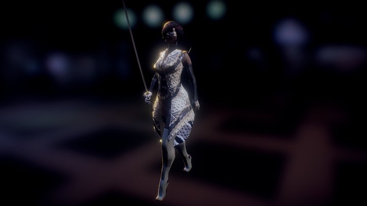 Female Character 1 Final 3D Model