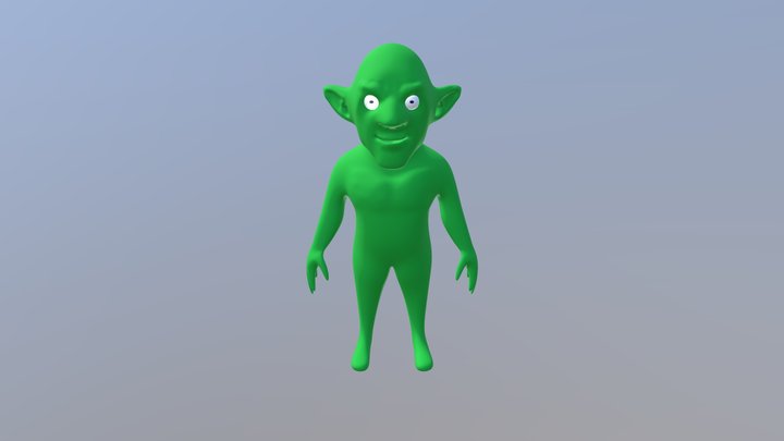 Anxiety Goblin 3D Model