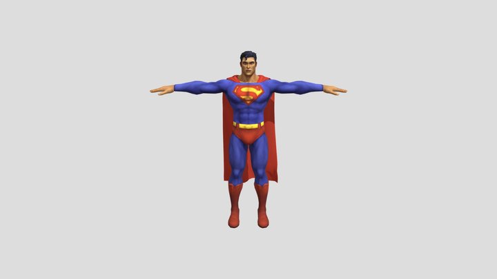 superman-justice-league-heroes 3D Model
