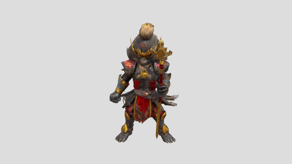 monkey king 3d model