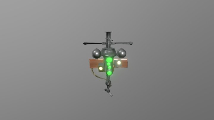Security Bot - Bioshock 3D Model