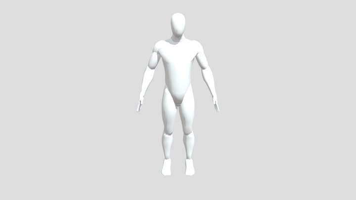 Low Poly base mesh 3D Model