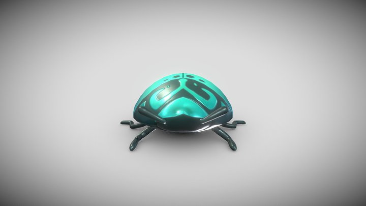 【Environmental creature】Alien beetle 3D Model
