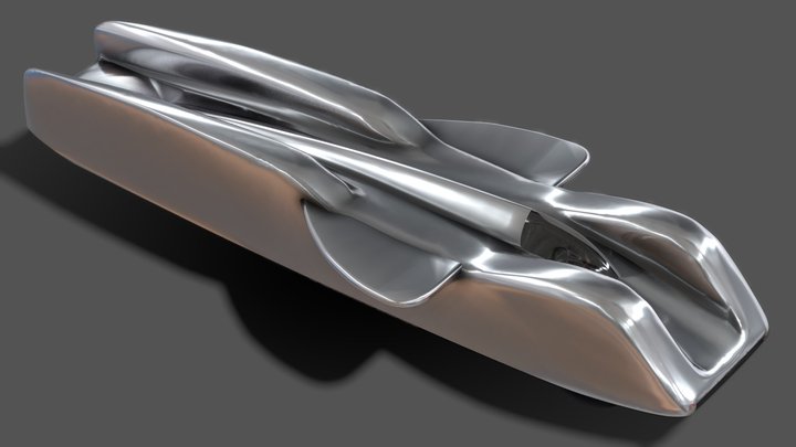 1939 Mercedes T80 – Gratis 3D-model STL