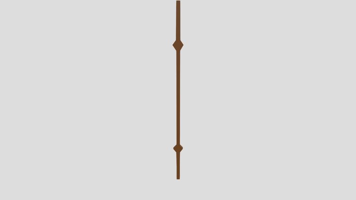 Avatar Aang Stick 3D Model