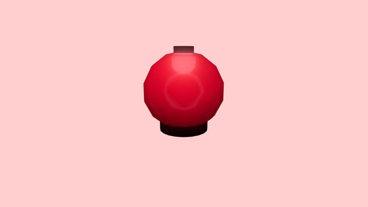Paper lantern downloadable 3D Model
