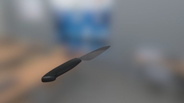 Chef's Knife 3D Model