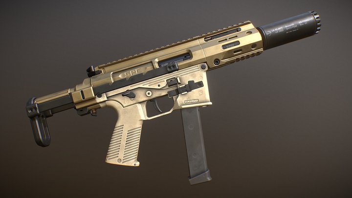B&T SPC9 3D Model