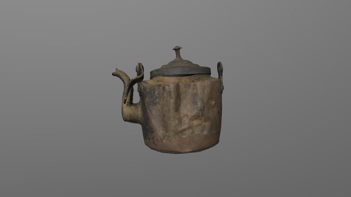 Teapot with Lid 3D Model