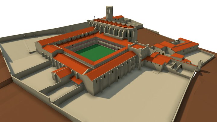 13 s.XV Monestir Pedralbes 3D Model