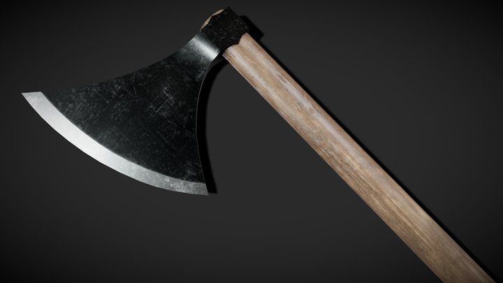 Viking Dane axe 1 3D Model