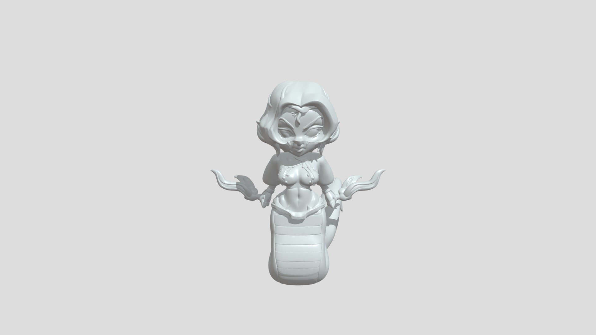 Naga - human - snake hybrid - 3D model by qwertrewq323 [5203554 ...