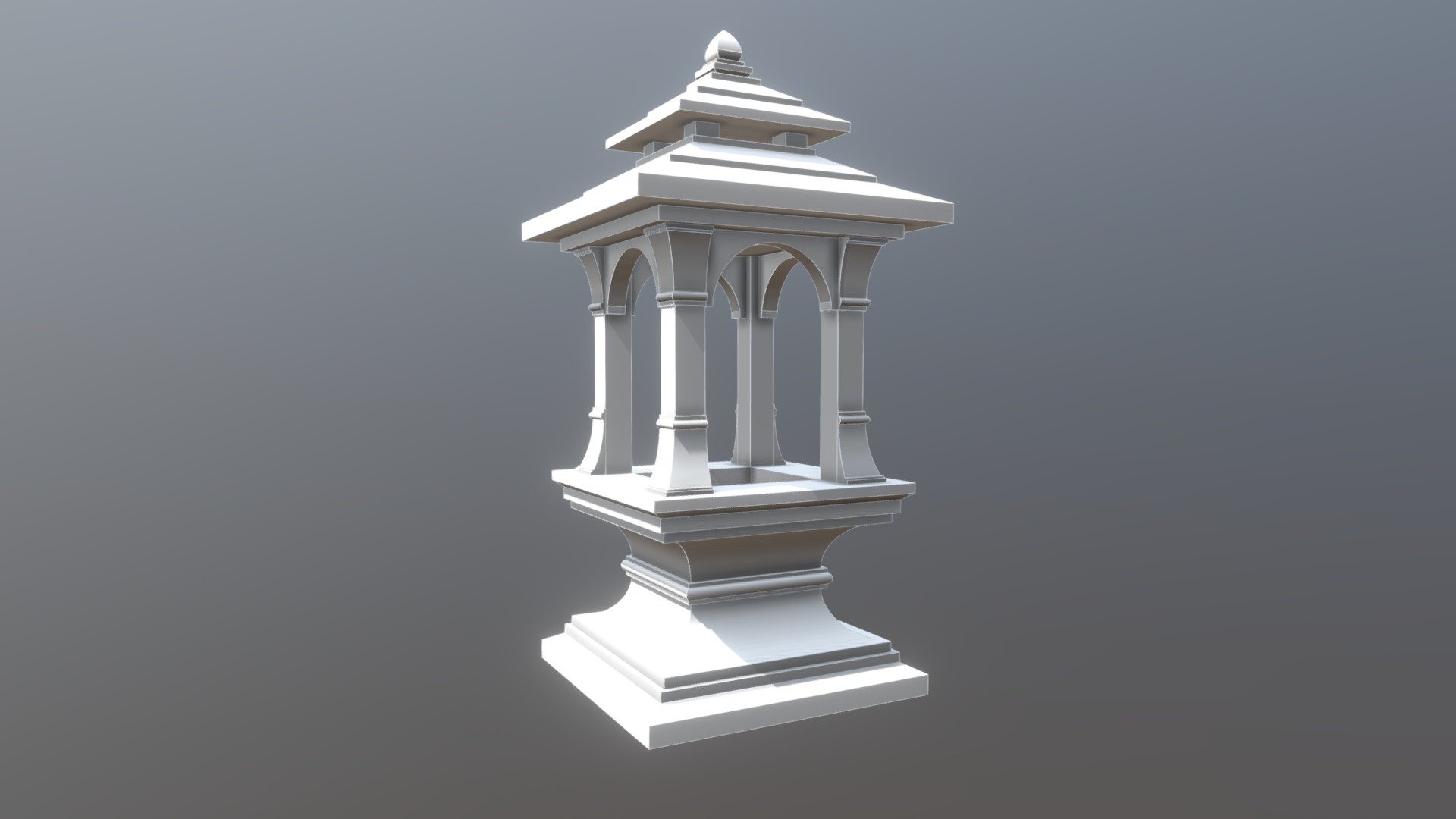 Vedic Style Temple Architecture - 3D model by Pavan (@pavankrsnadas ...