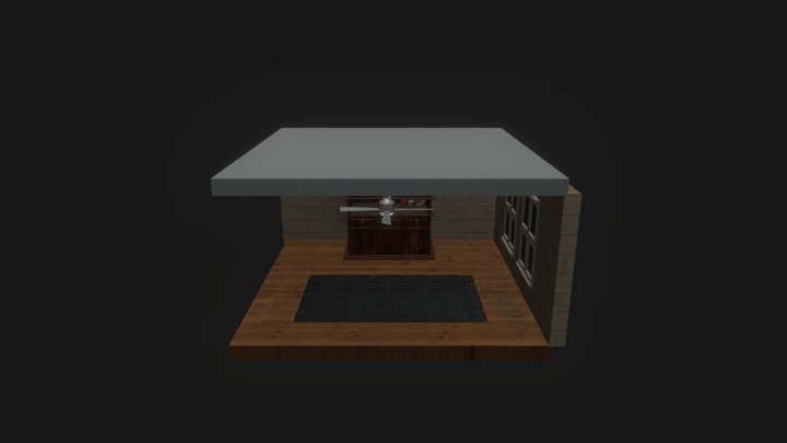 Side Room Diorama 3D Model
