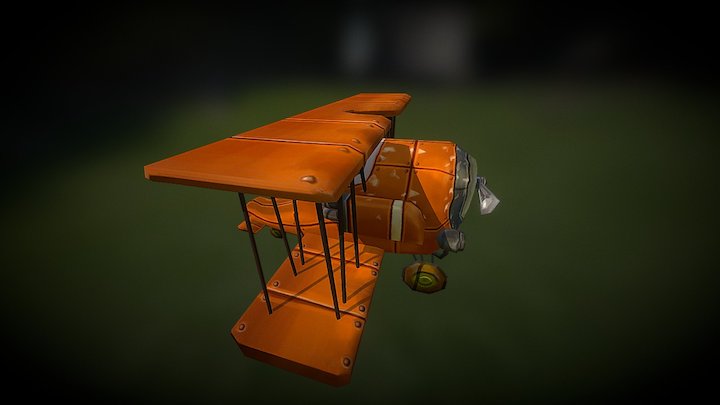 Lowpoly-plane 3D models - Sketchfab