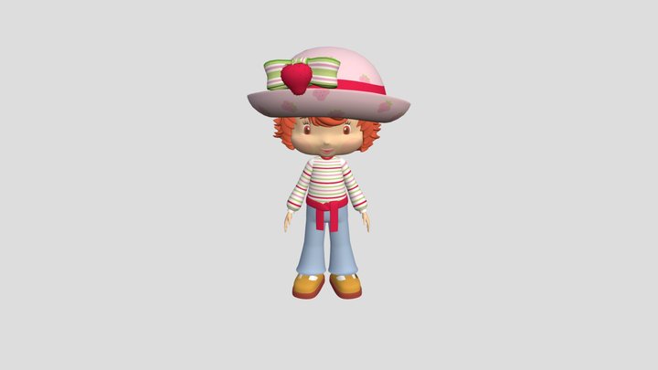 2000s Strawberry Shortcake v2 3D Model
