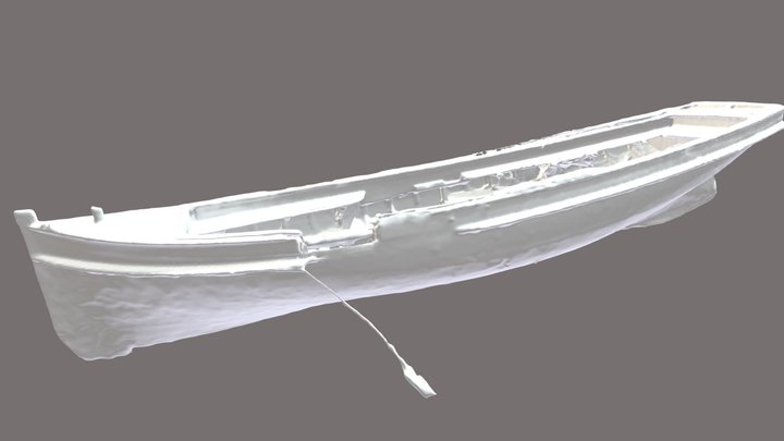 Boat wreck Syrenka mountain Tatra National Park 3D Model