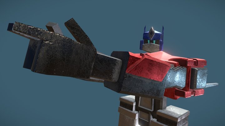Optimus Prime 4HR Practice Brief 3D Model