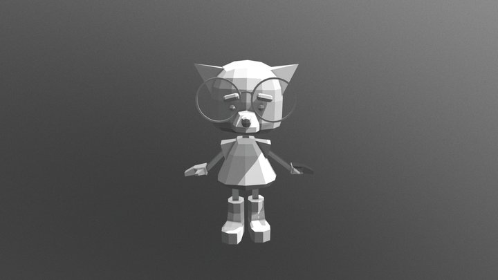 Fox Character 3D Model