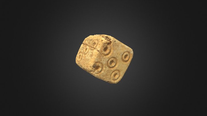 Stone Dice 3D Model