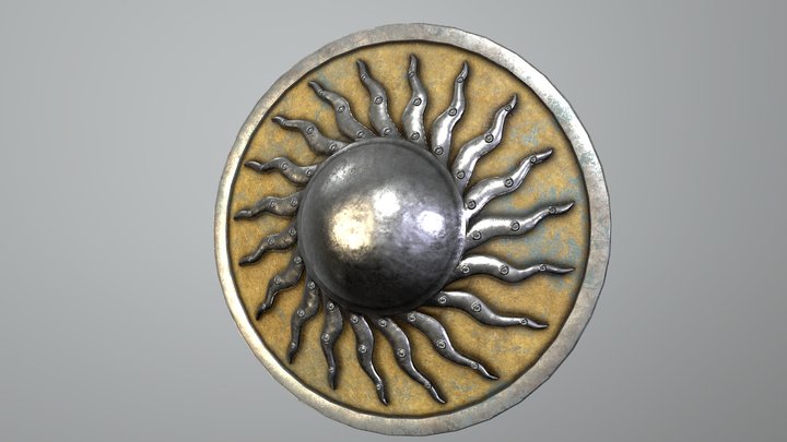 Sun Buckler 3D Model