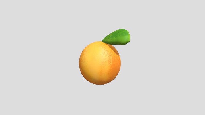 Jeruk Oren 3D Model