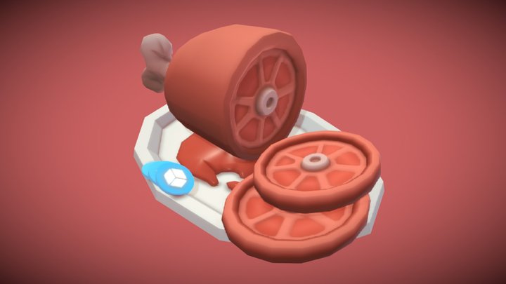 3December 2020 Day 11: Meat – Free 3D Model STL