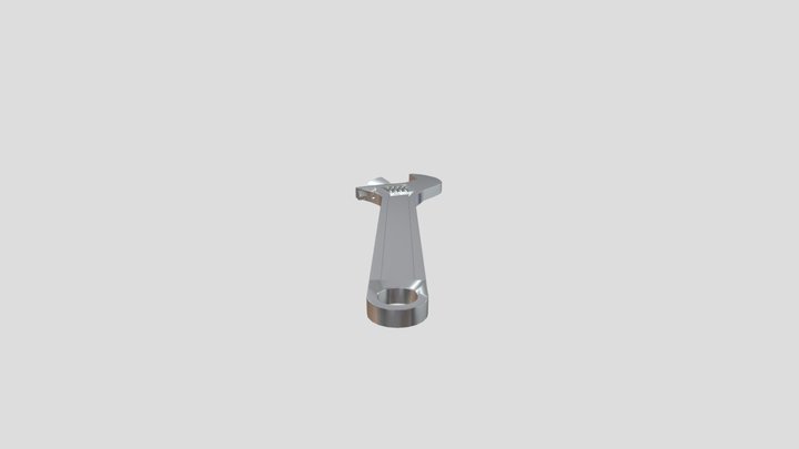 Crescent Wrench 3D Model