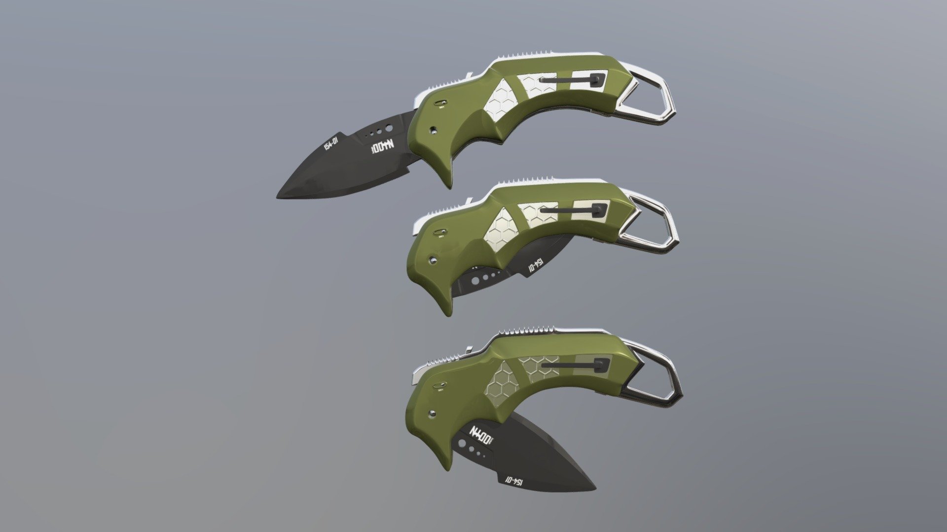 Odyn GF154R Grønnfuglen (Custom Knife Concept)