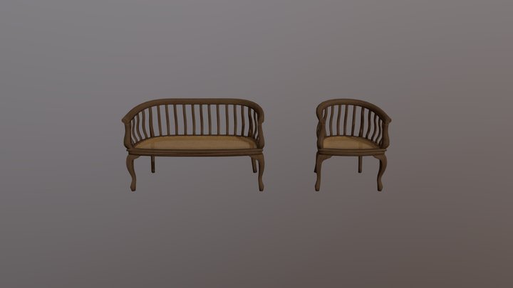 Betawi Chair 3D Model