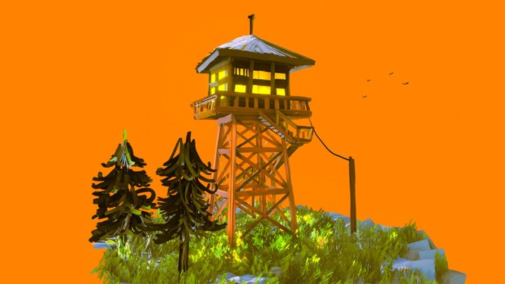 Firewatch 3D Model