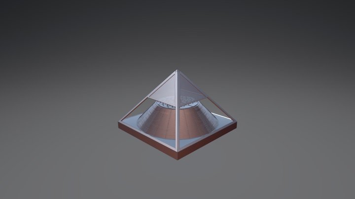 Modern Spiritual Pyramid Technology5 3D Model