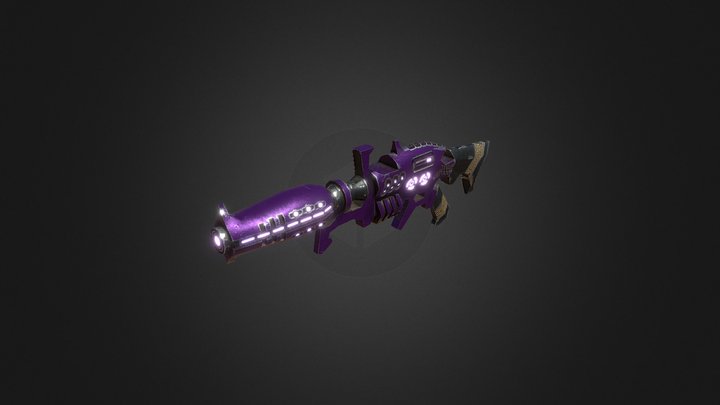 Dark Eldar Dark Matter Blaster 3D Model