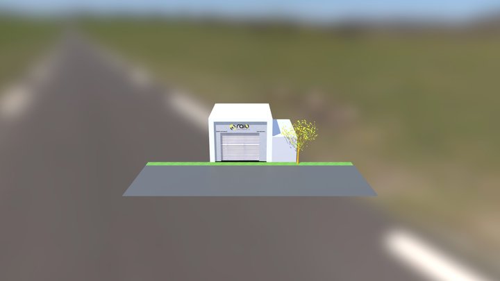 RAIO letras 3D Model